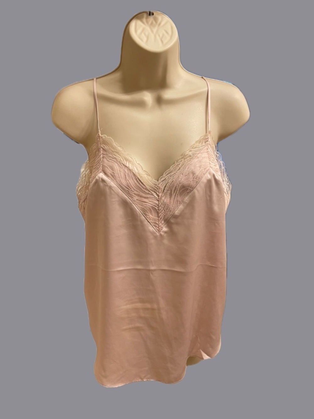 ✨Express Satin Lace Trim V-Neck Cami✨